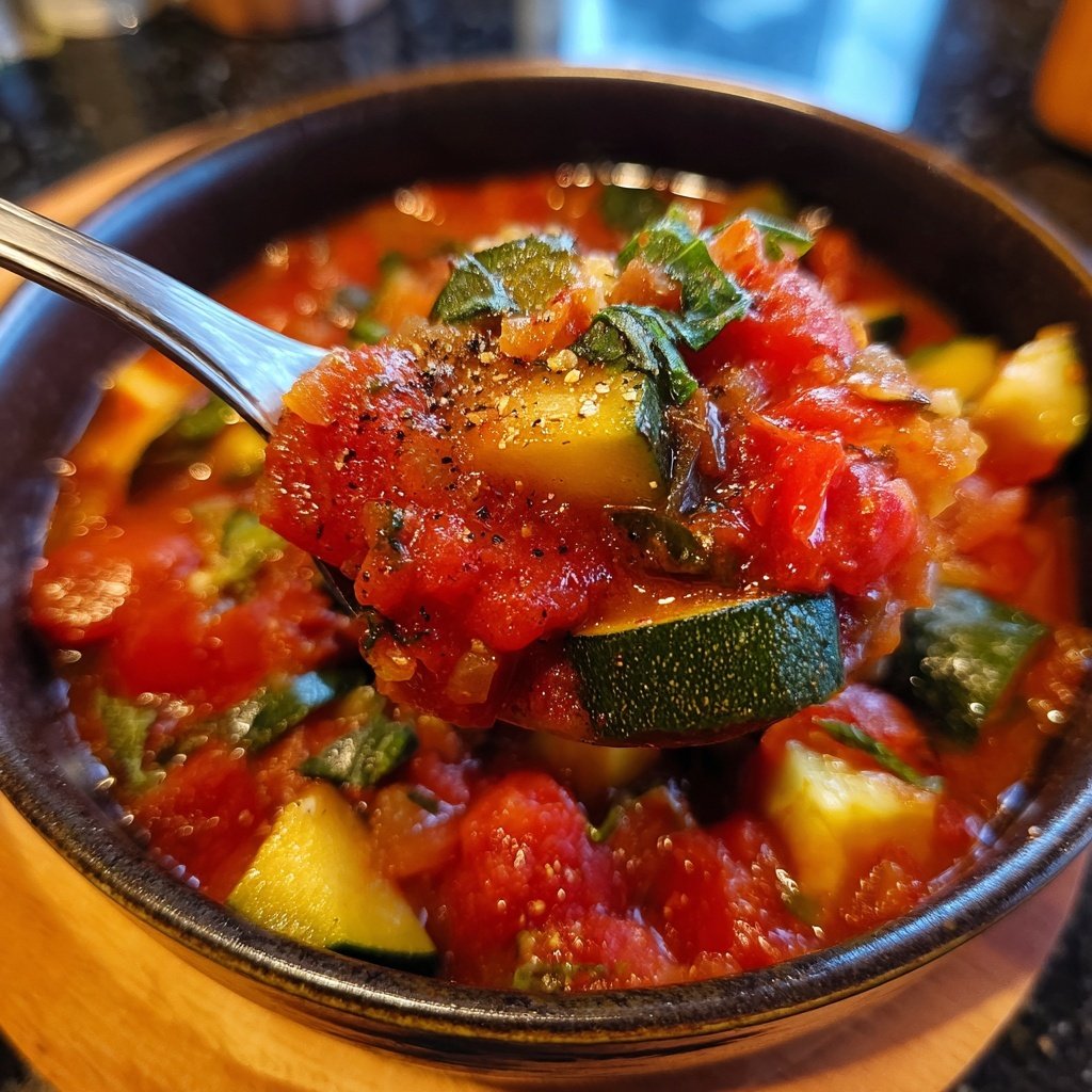Healthy Crockpot Italian Vegetable Stew