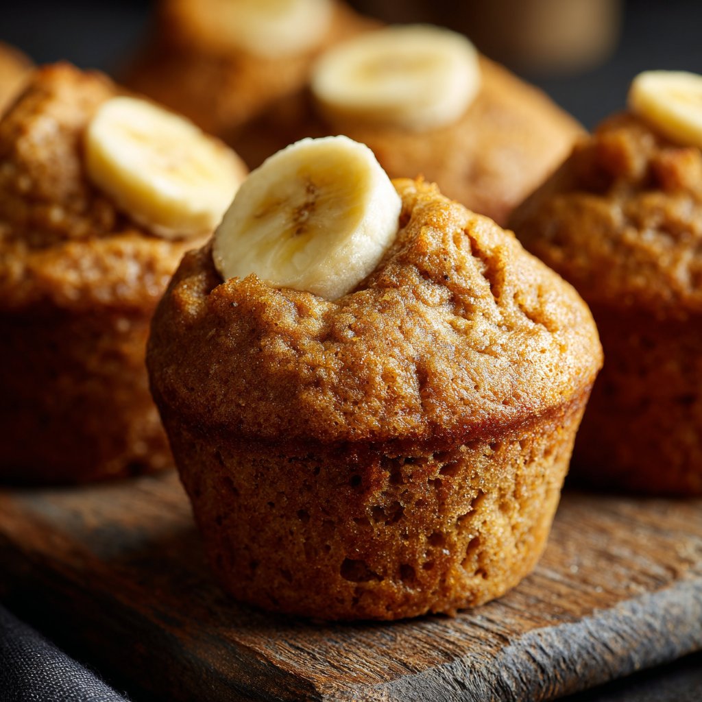 Healthy Muffins With Banana And Cinnamon