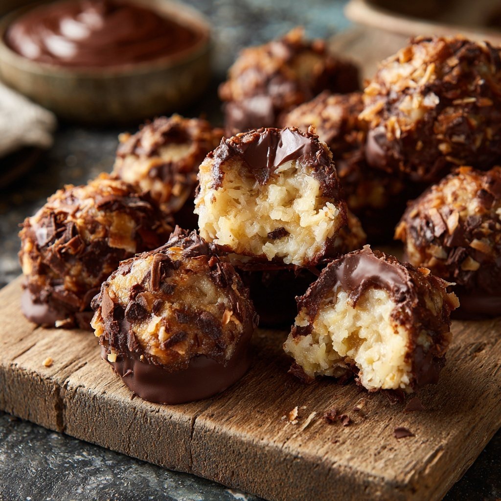 Chocolate Coconut Banana Bites