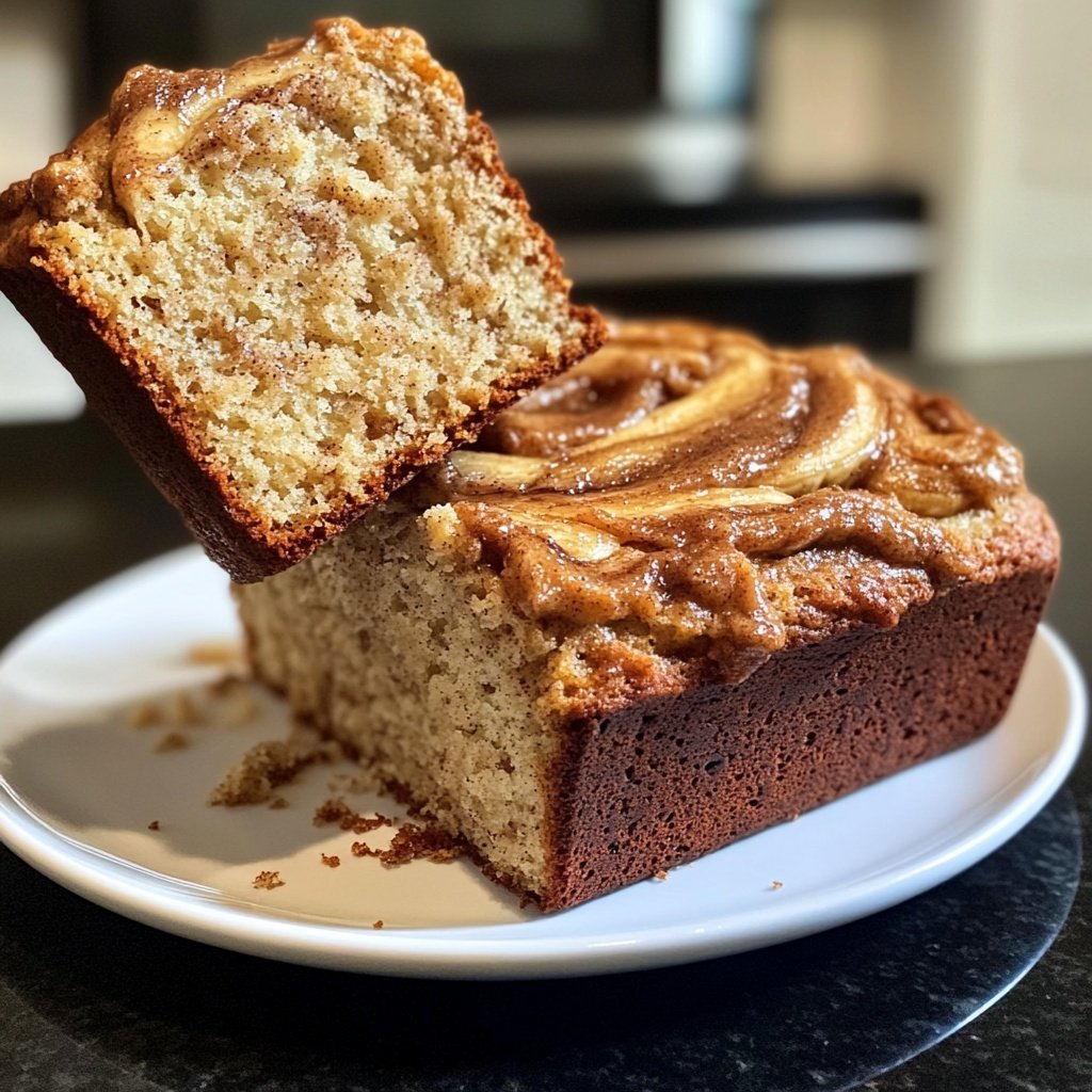 Homemade Cinnamon Swirl Banana Bread – Perfect for Brunch!