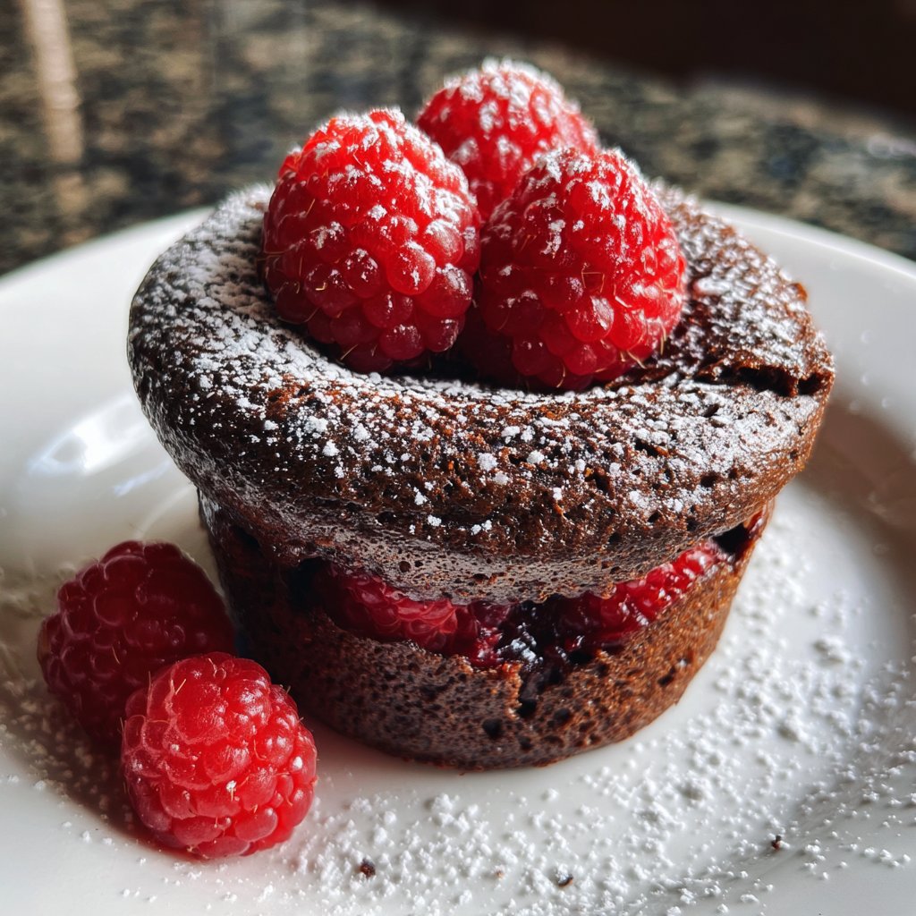 Chocolate Raspberry Soufflé