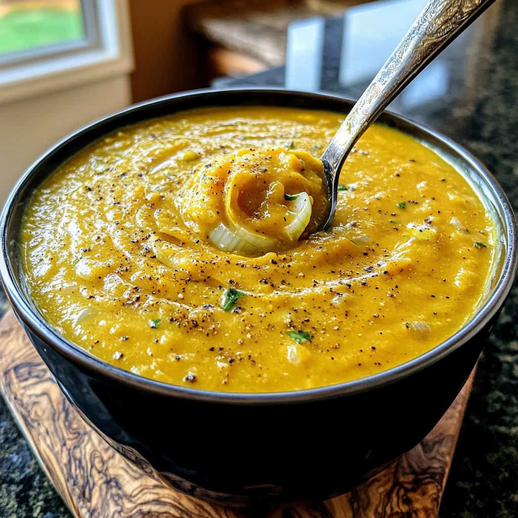 Squash Soup with Leeks