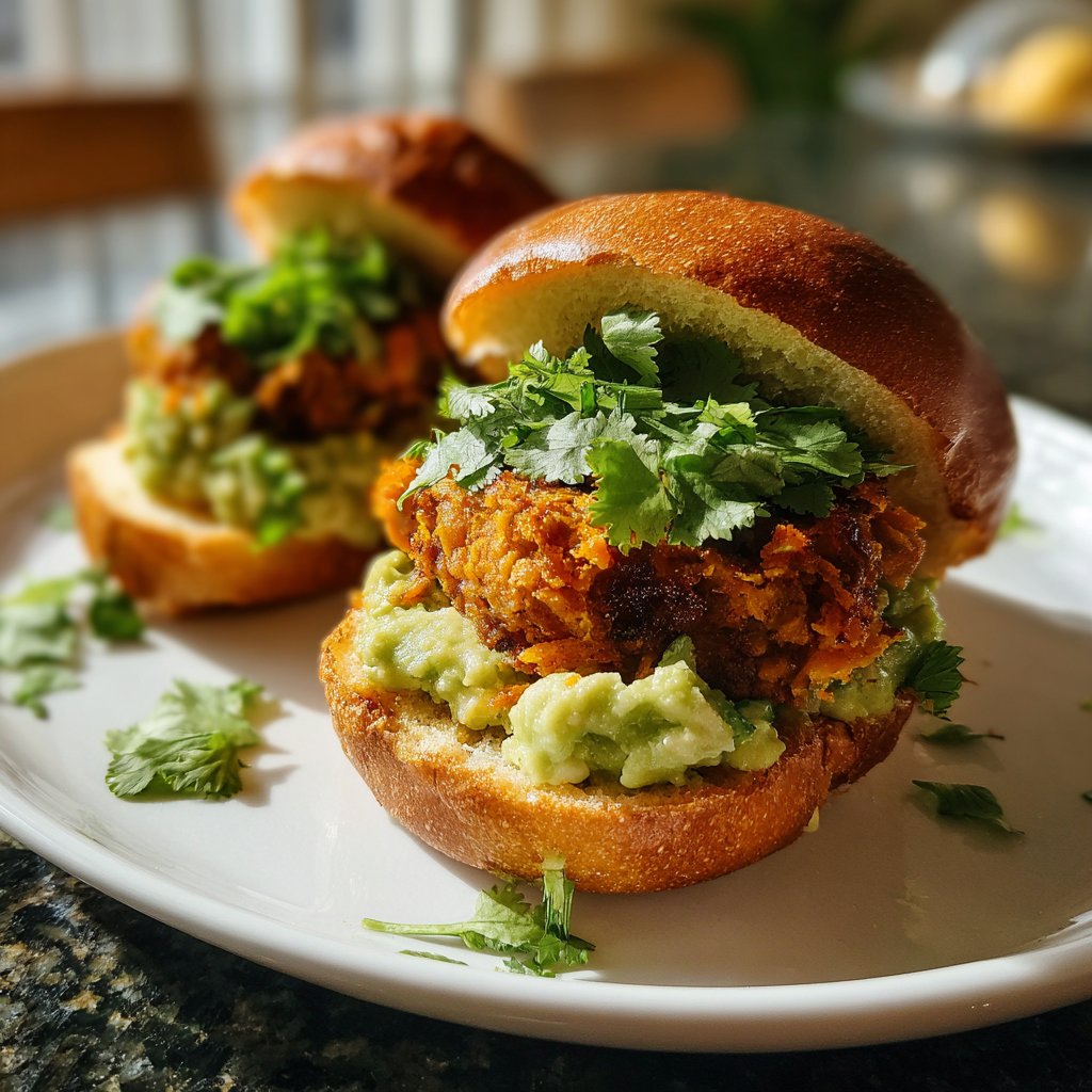 Sliders with Sweet Potato Patties