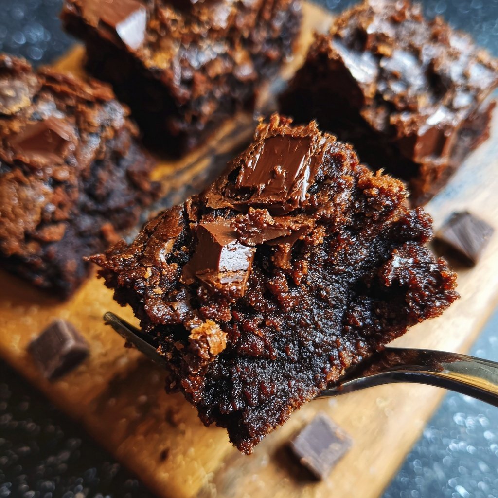 Cottage Cheese Brownies with Dark Chocolate