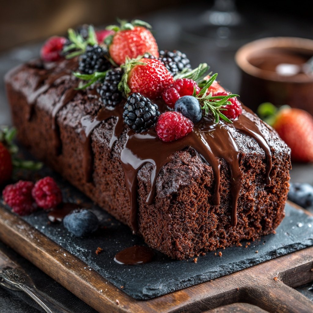 Chocolate Yogurt Loaf Cake