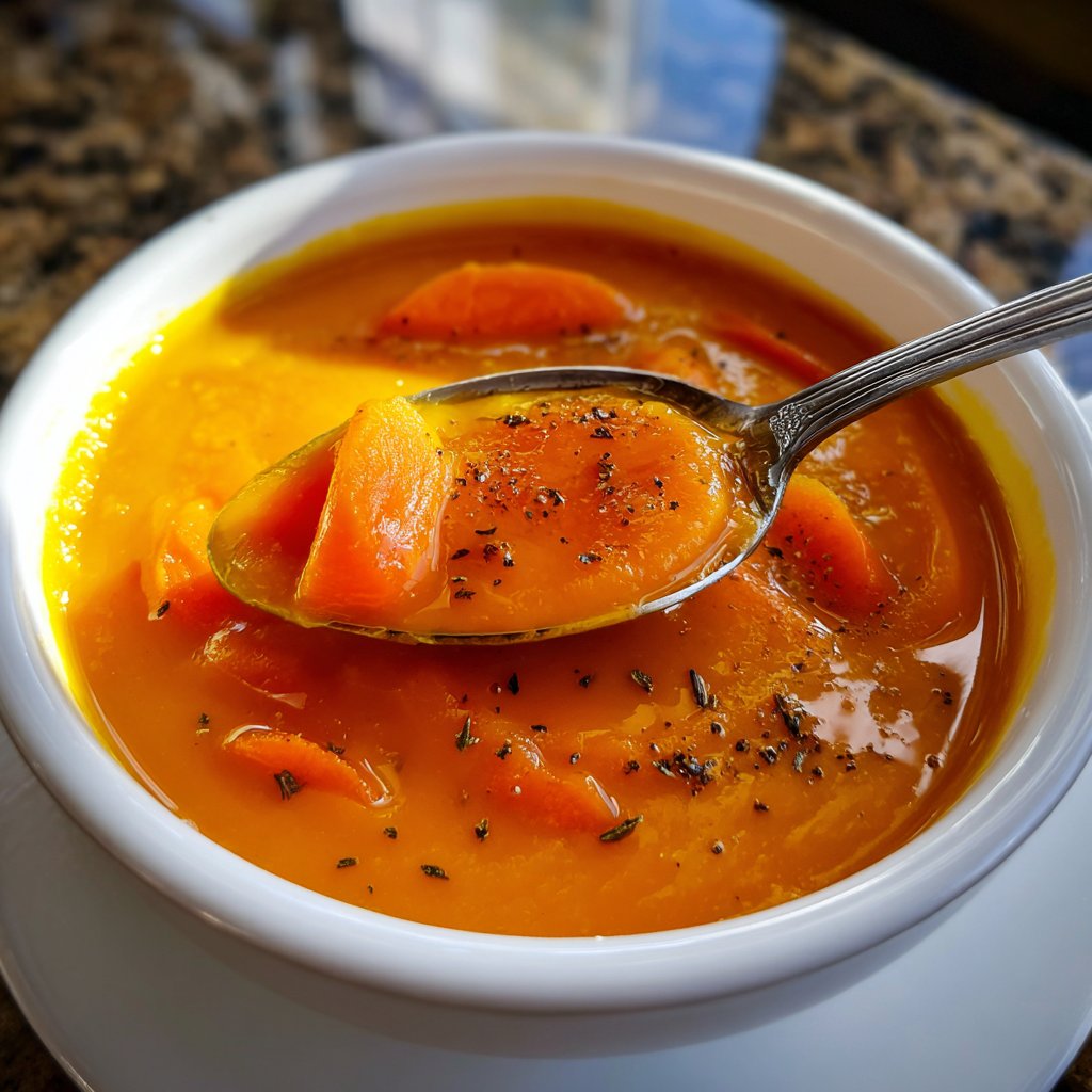 Creamy Carrot Ginger Soup