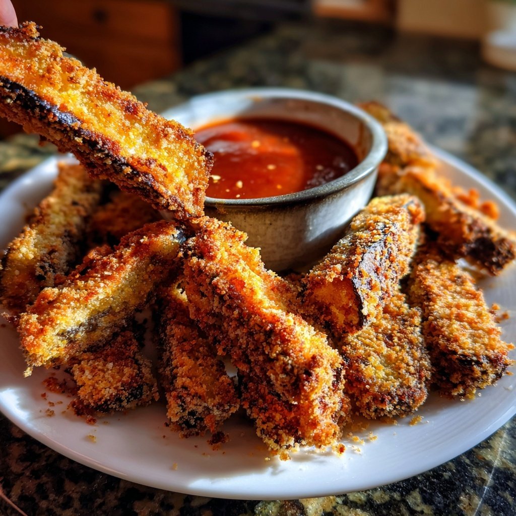 Crispy Eggplant Veggie Fries