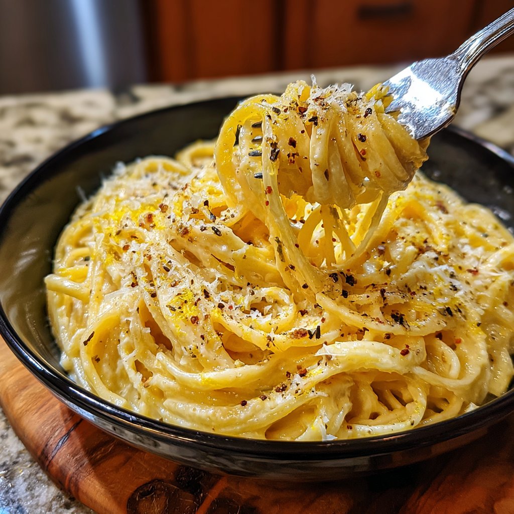 Romantic Lemon Parmesan Pasta