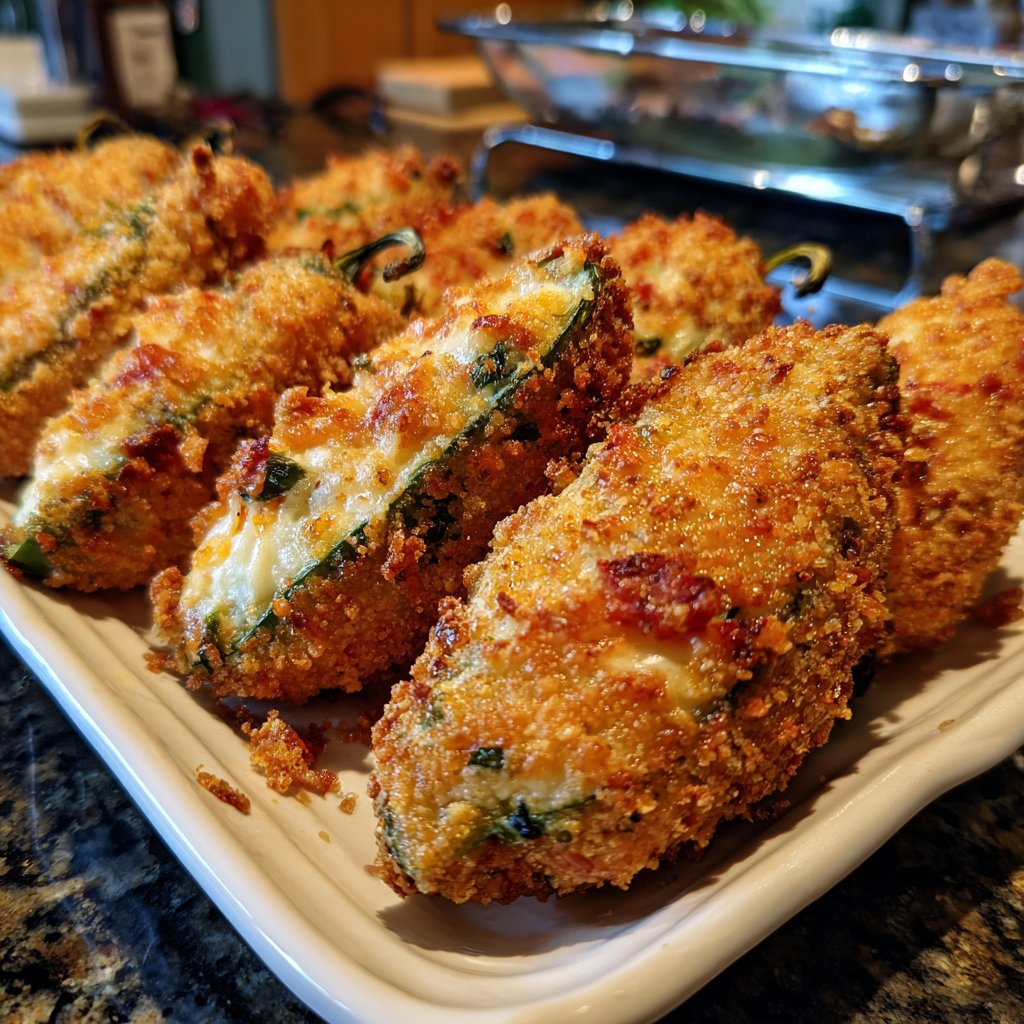 Jalapeno Poppers with Creamy Ranch Filling