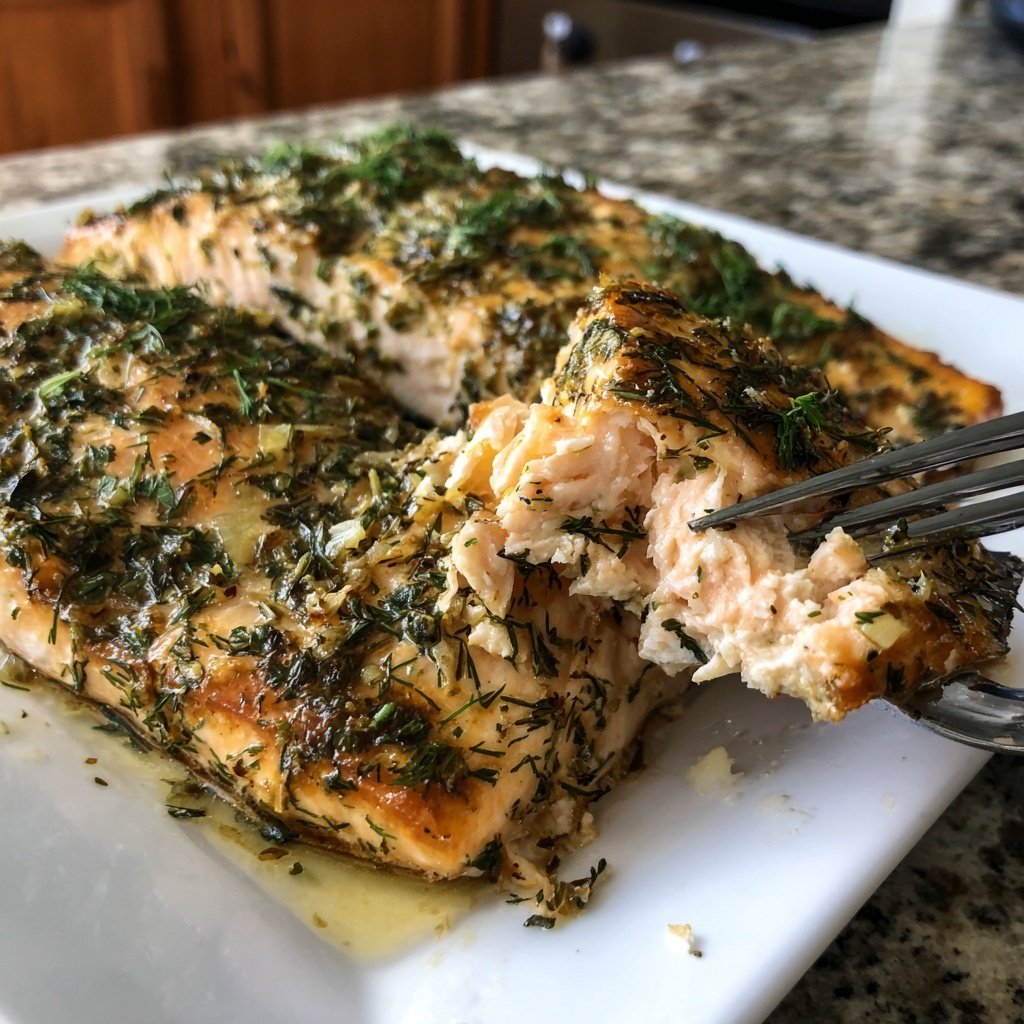 Romantic Herb Roasted Salmon