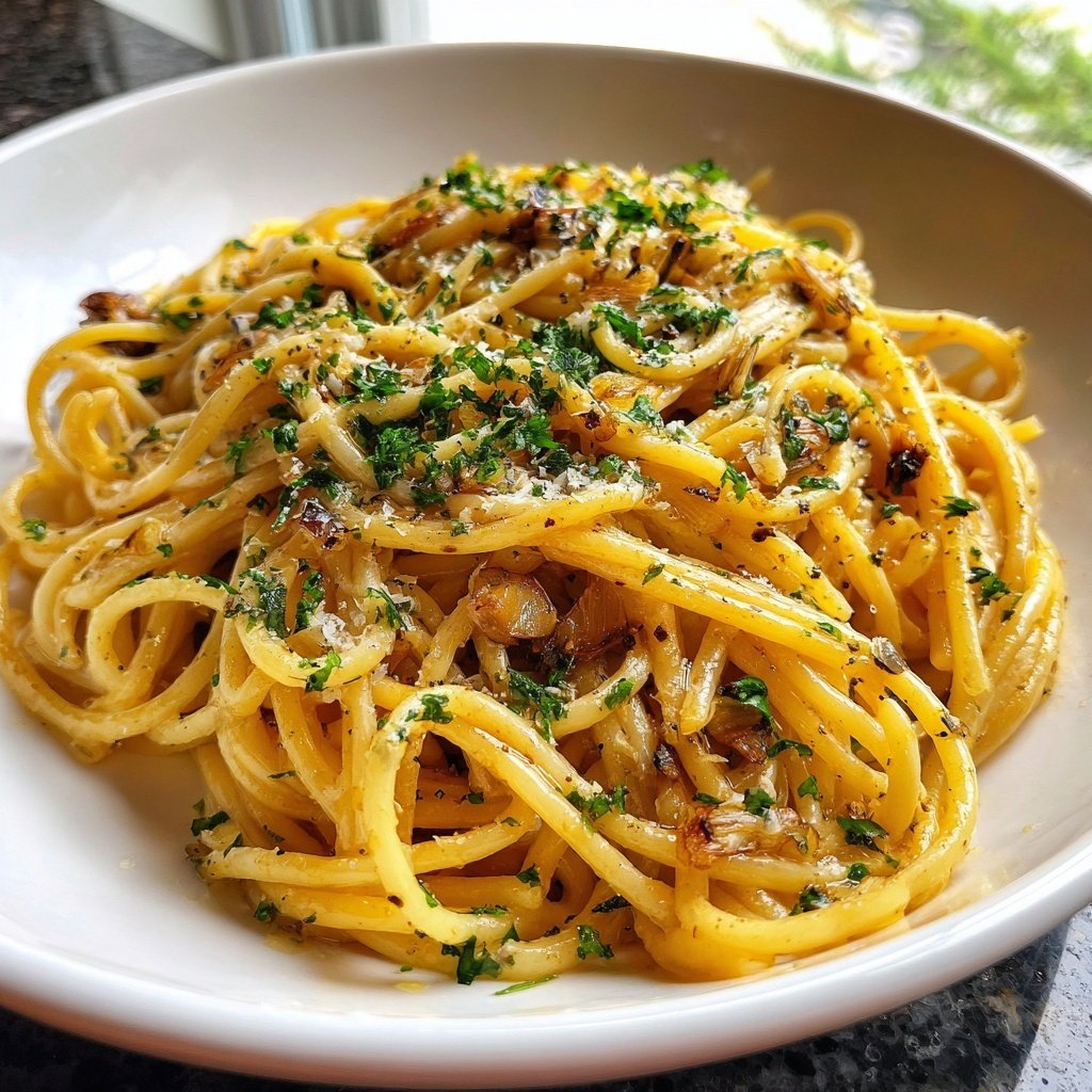 Quick & Easy 15-Minute Garlic Pasta