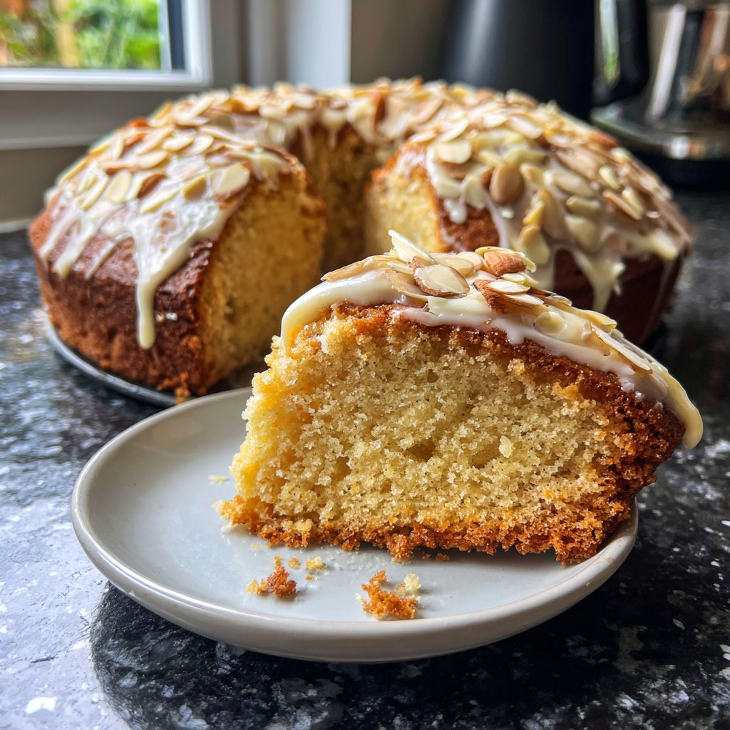 Vanilla Almond Yogurt Cake