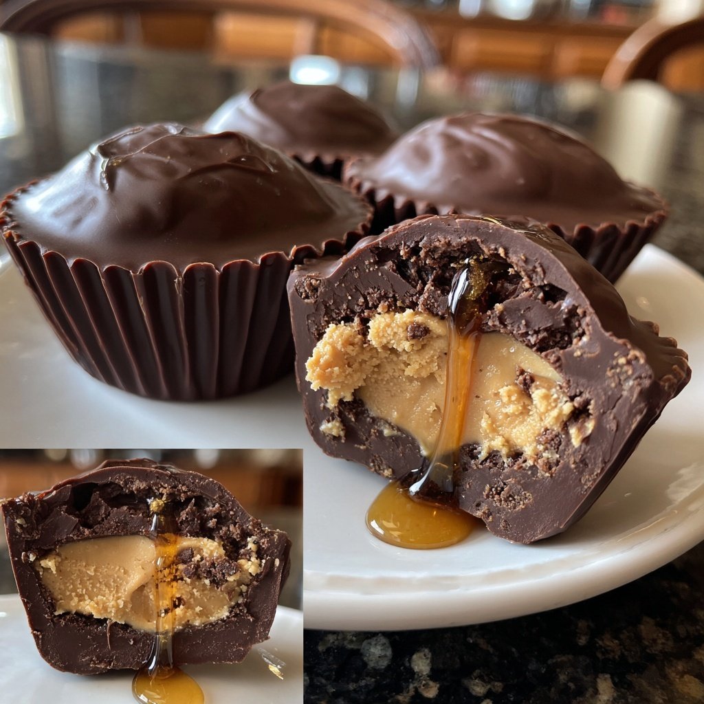 Homemade Reese’s Cups with Honey