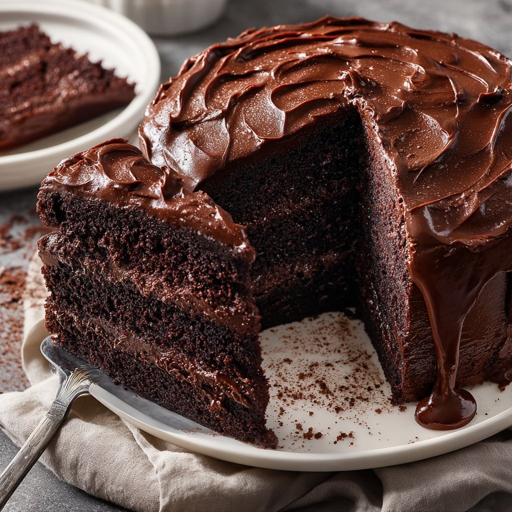 Moist Chocolate Layer Cake From Scratch