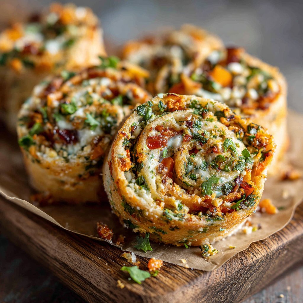 Super Bowl Party Veggie Pinwheels