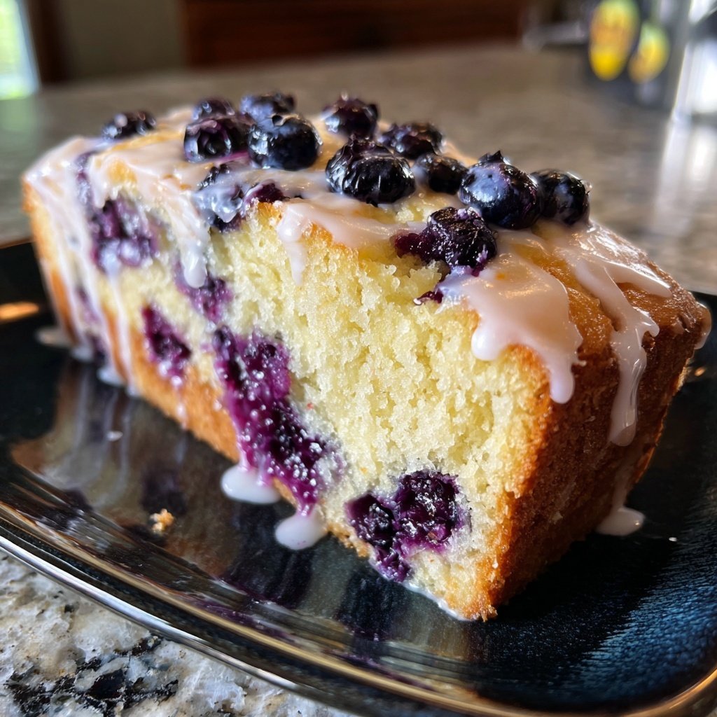 Baking & Desserts Lemon Blueberry Loaf Cake